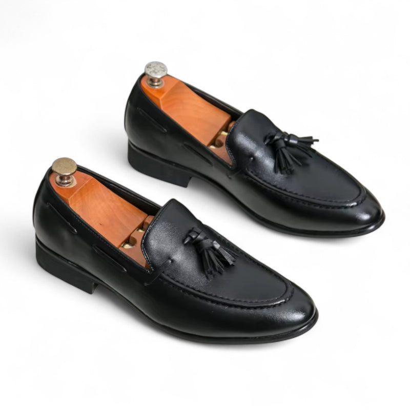 Mocassin Noir Gland Homme