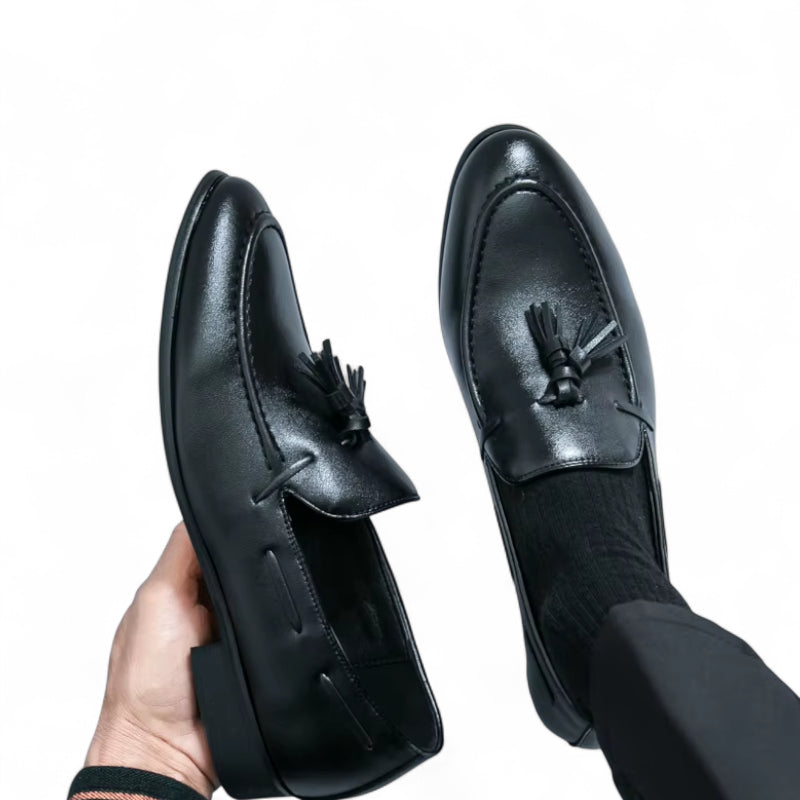 Mocassin Noir Gland Homme