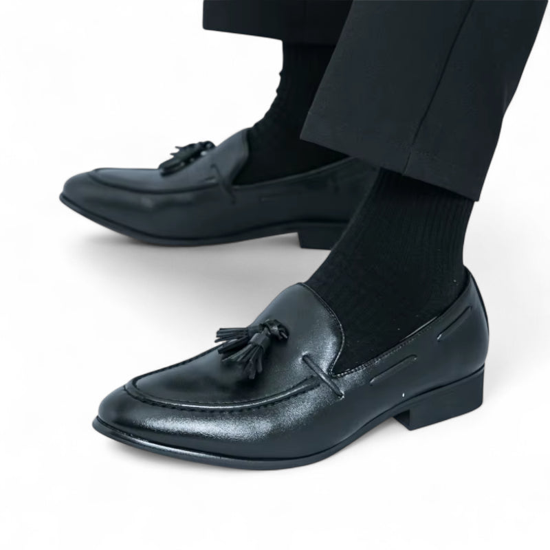 Mocassin Noir Gland Homme