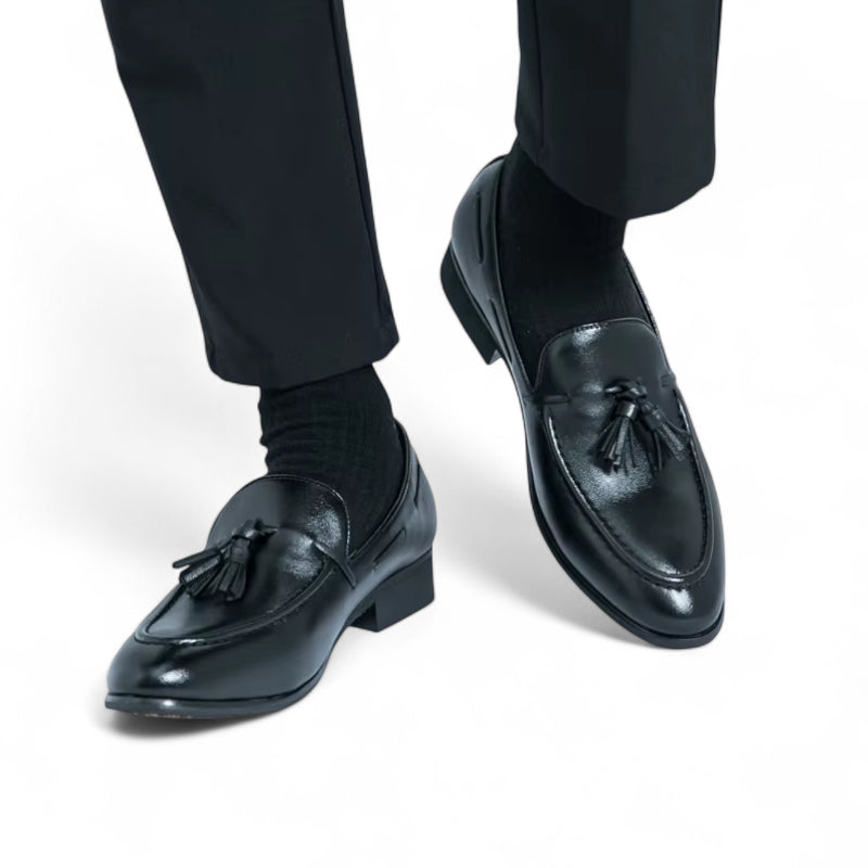 Mocassin Noir Gland Homme