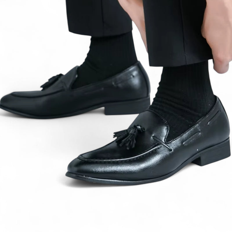 Mocassin Noir Gland Homme