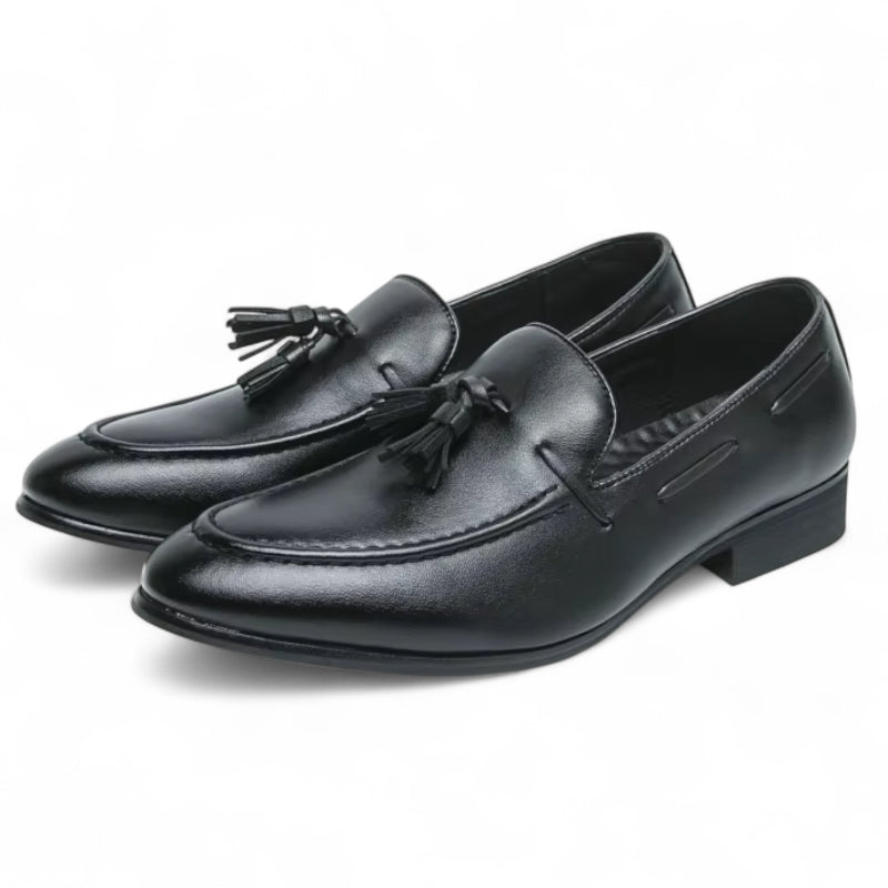 Mocassin Noir Gland Homme
