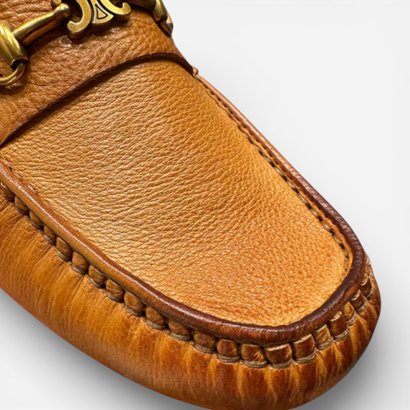 Mocassin Premium Cuir Véritable Marron Homme