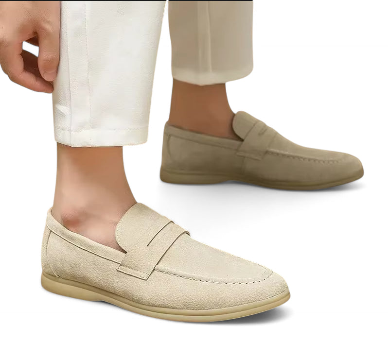 Mocassin Crème Homme