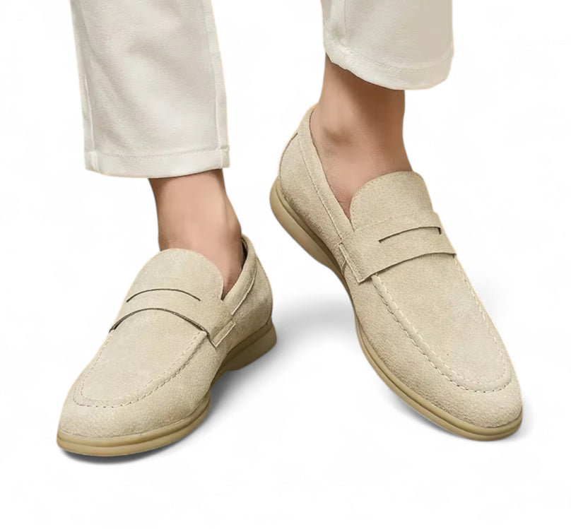 Mocassin Crème Homme