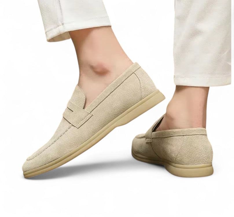 Mocassin Crème Homme
