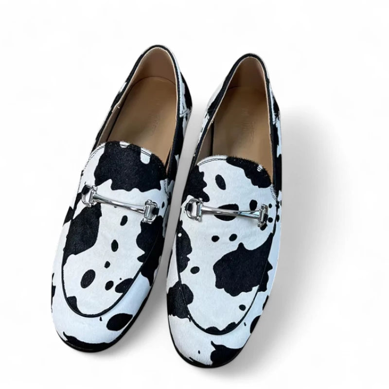 Mocassin Femme Cow Print