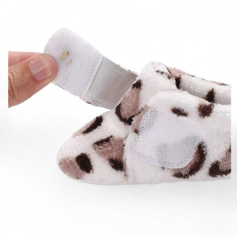Mocassin Bébé Léopard En Coton