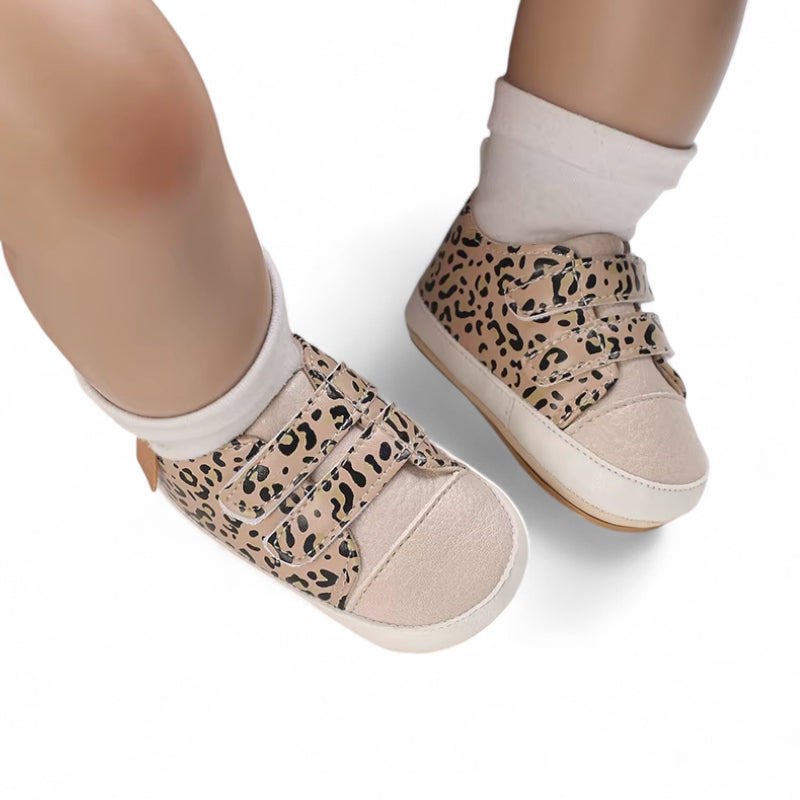 Mocassin Pour Bébé Léopard à Scratch