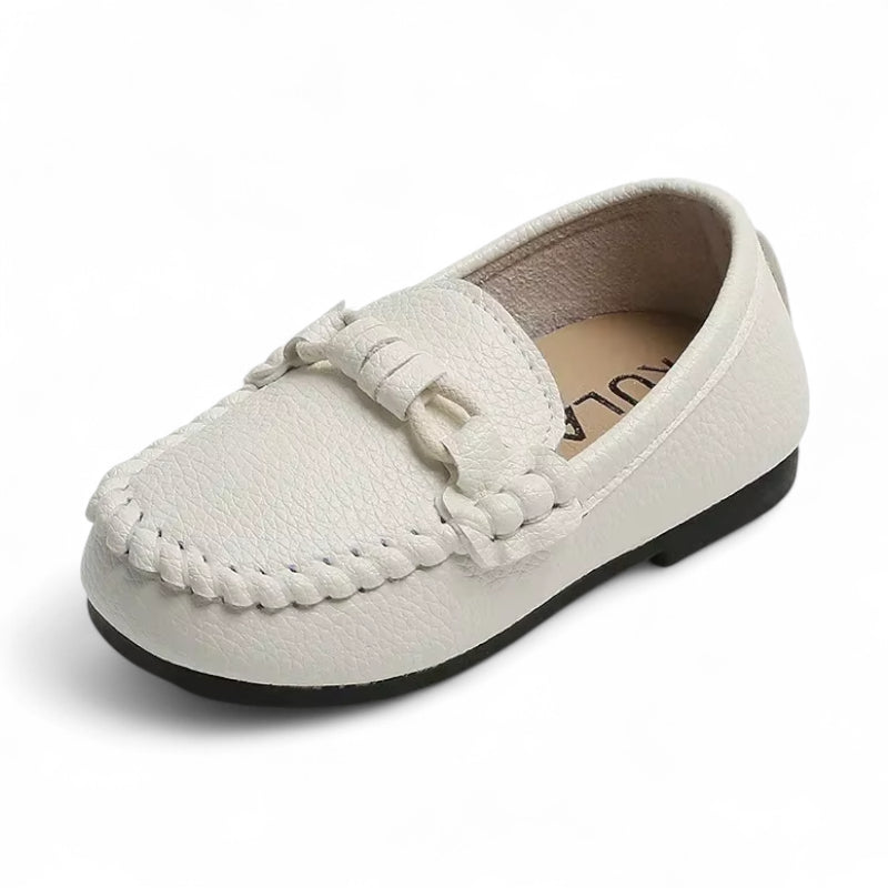 Mocassin Blanc Garçon