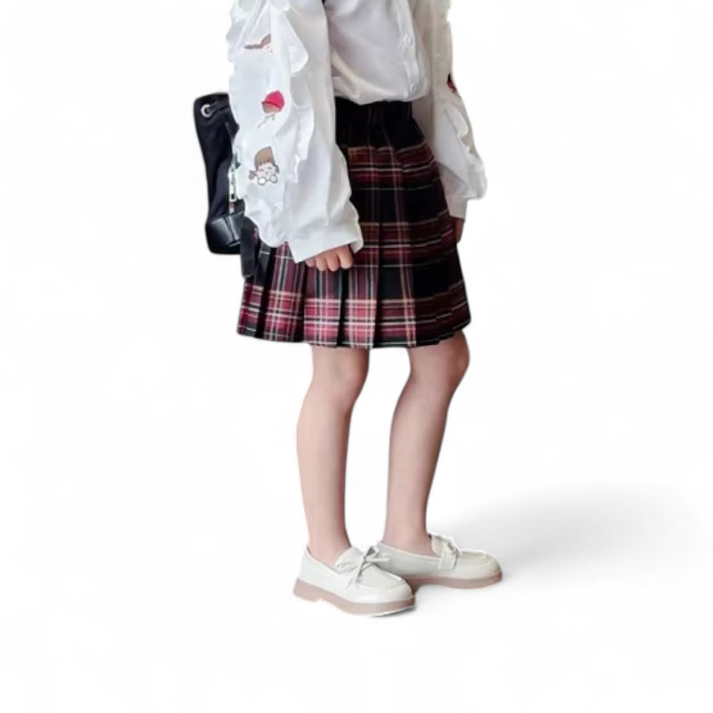 Mocassin Vernis Fillette Beige