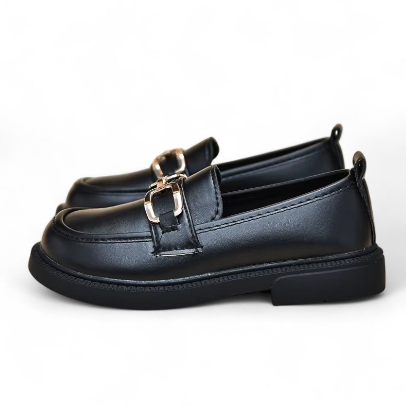 Mocassin Enfant Cuir Chainette