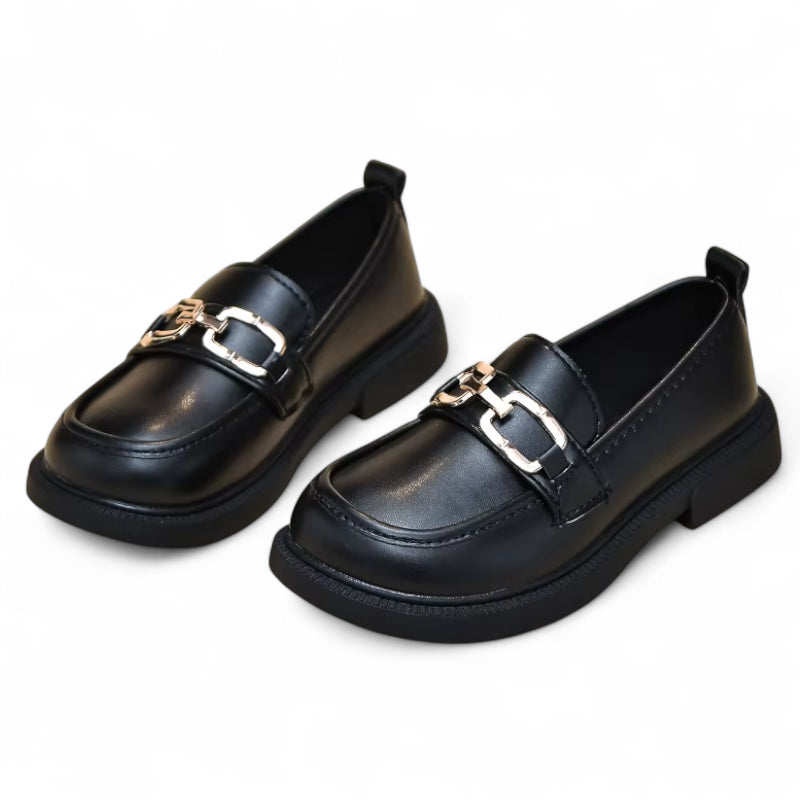 Mocassin Enfant Cuir Chainette