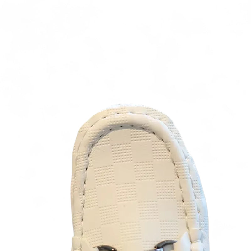 Mocassin Fillette Blanc