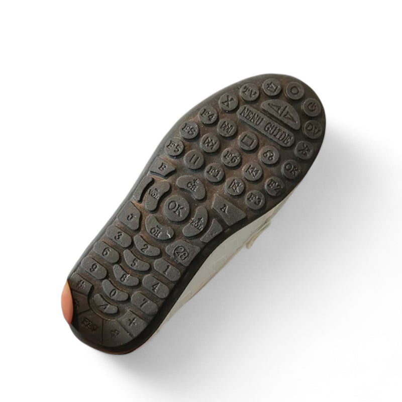 Mocassin Enfant Garçon Blanc En Cuir