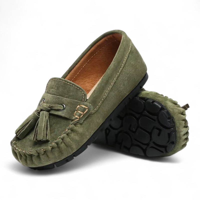 Mocassin Enfant Garçon Kaki