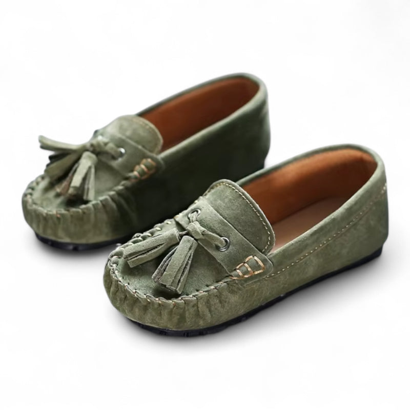 Mocassin Enfant Garçon Kaki