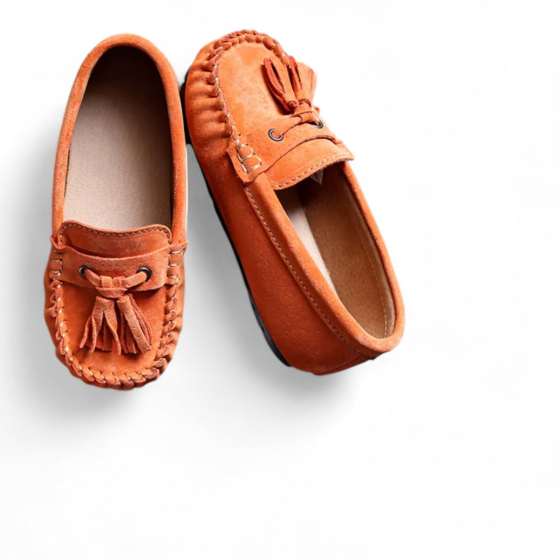 Mocassin Enfant Garçon Orange