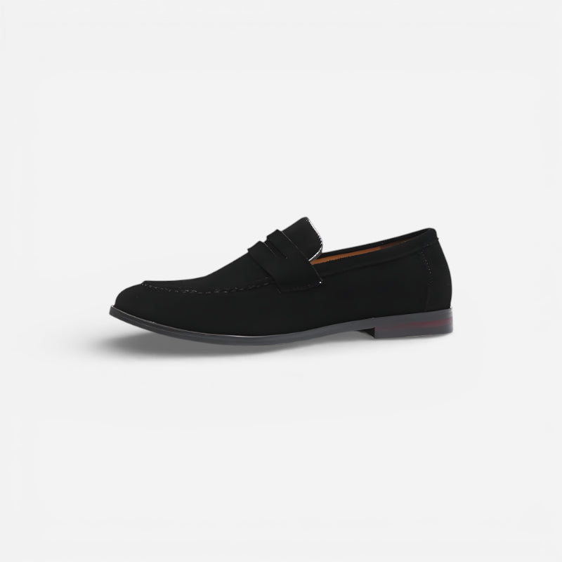 Mocassin Homme Daim Noir