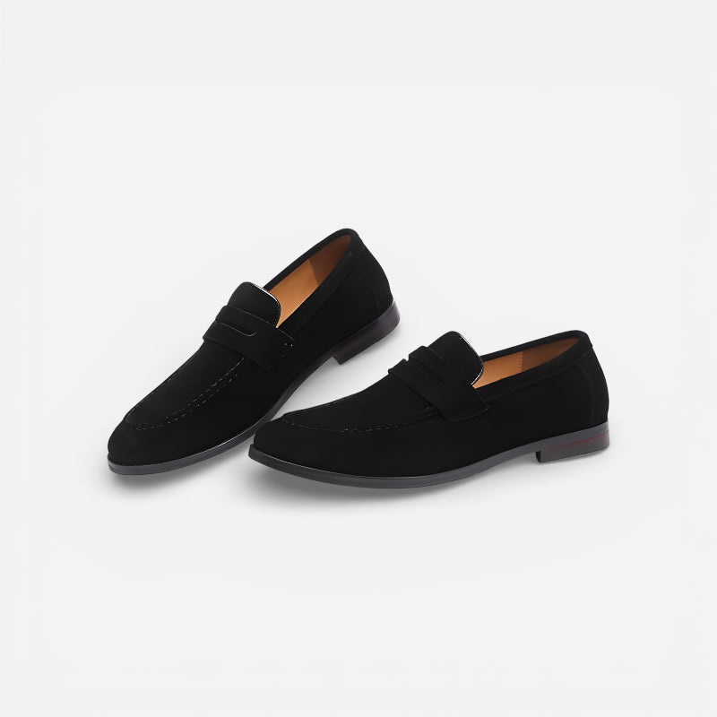 Mocassin Homme Daim Noir