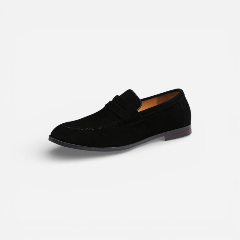 Mocassin Homme Daim Noir