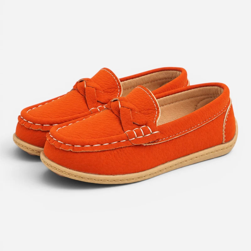 Mocassin Enfant Garçon Orange