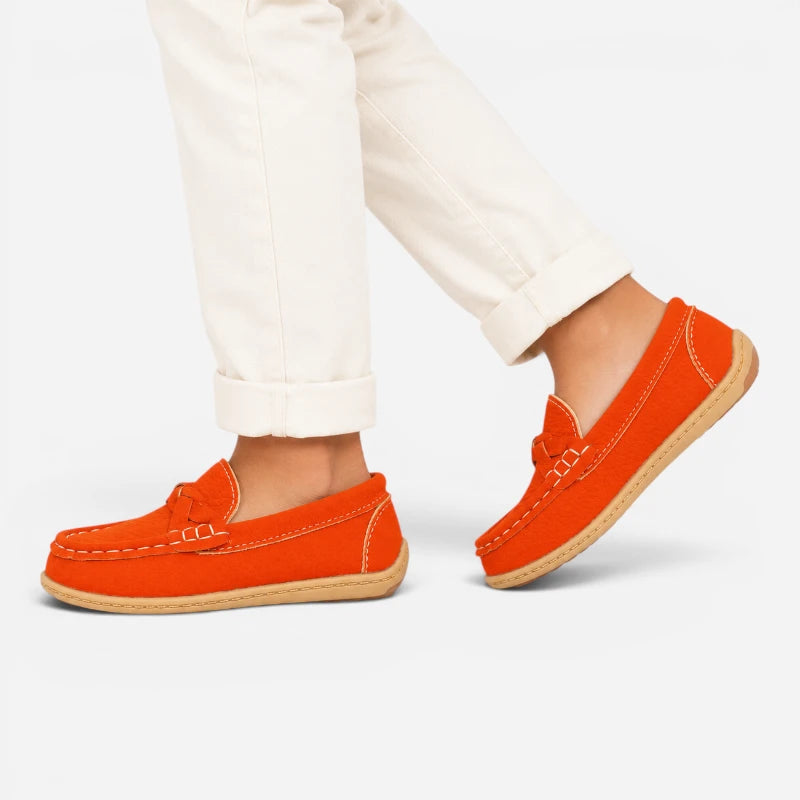 Mocassin Enfant Garçon Orange