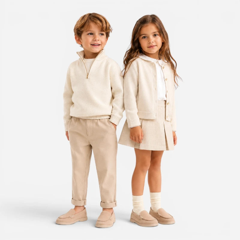 Mocassin Beige Enfant