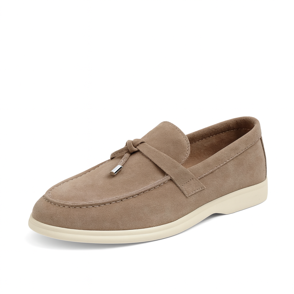 Mocassin En Daim Kaki à Gland