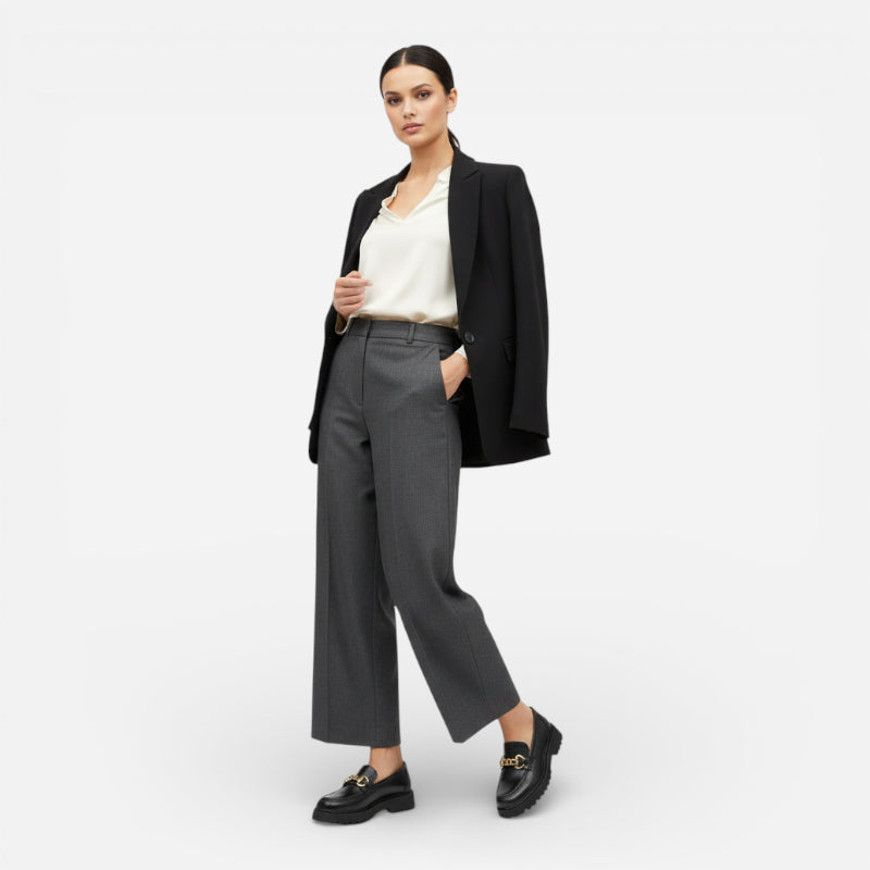 Mocassin Plateforme Femme Noir Chainnette Dorée