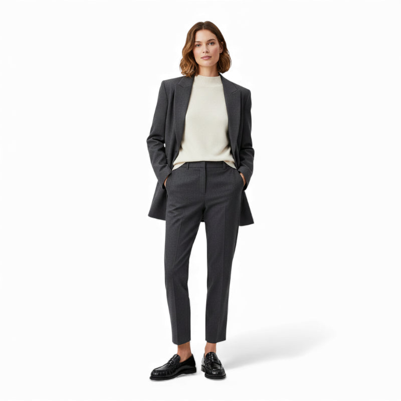 Mocassin Cuir Premium Noir Femme