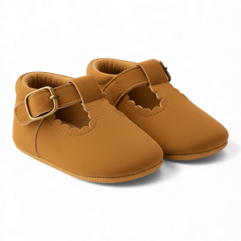 Mocassin Daim Camel Bébé