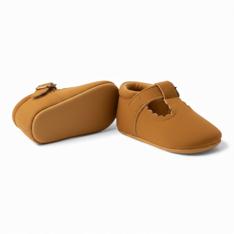 Mocassin Daim Camel Bébé