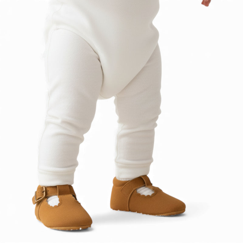 Mocassin Daim Camel Bébé
