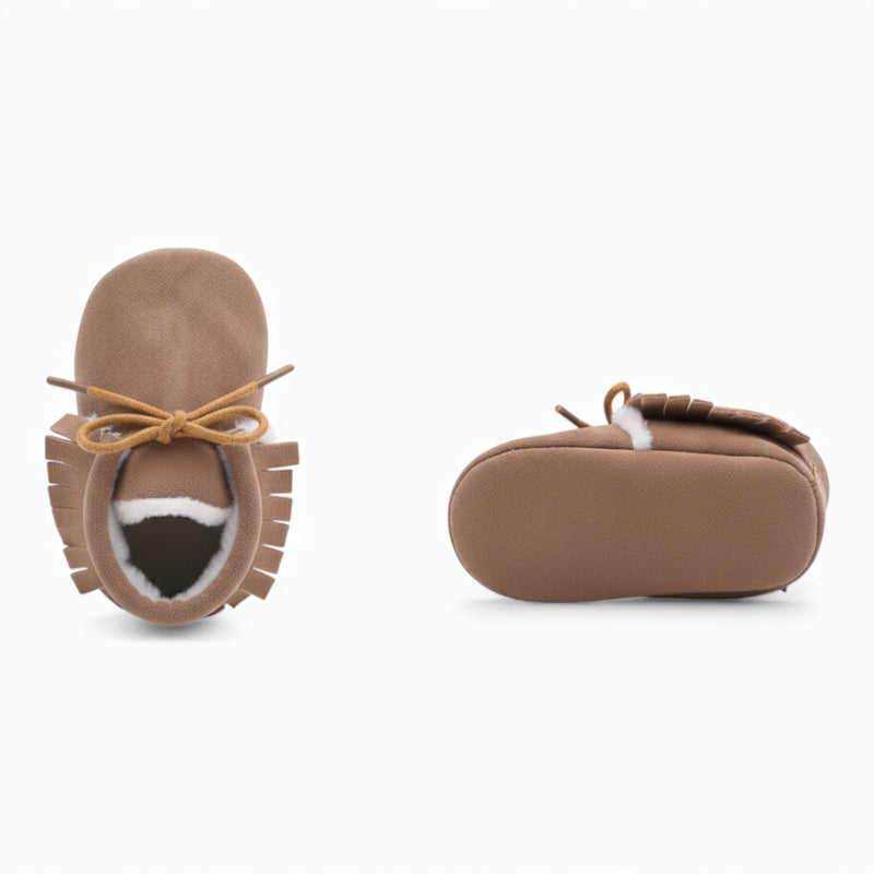 Mocassin Pour Bébé Marron