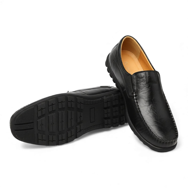 Mocassin Homme Noir Cuir