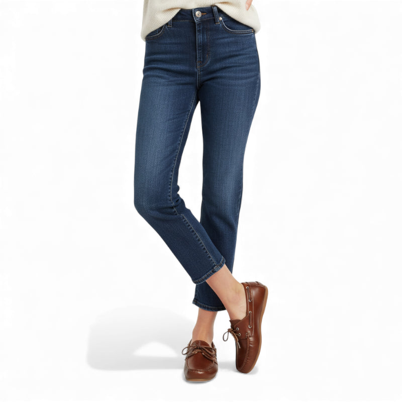 Mocassin Peau De Vache Marron Foncé à Lacets Pour Femme