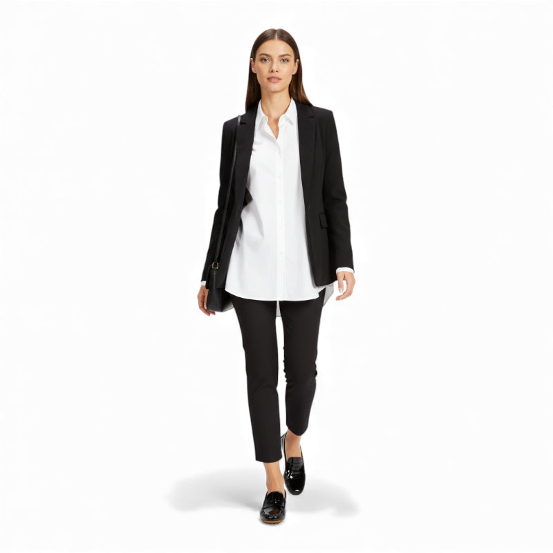 Mocassin Noir Vernis Pour Femme