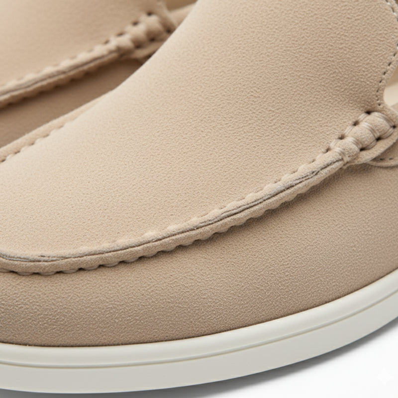 Mocassin Homme Daim Beige