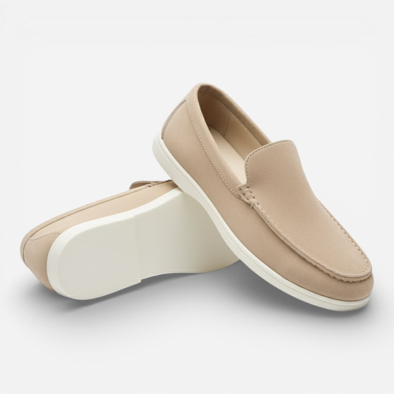Mocassin Homme Daim Beige