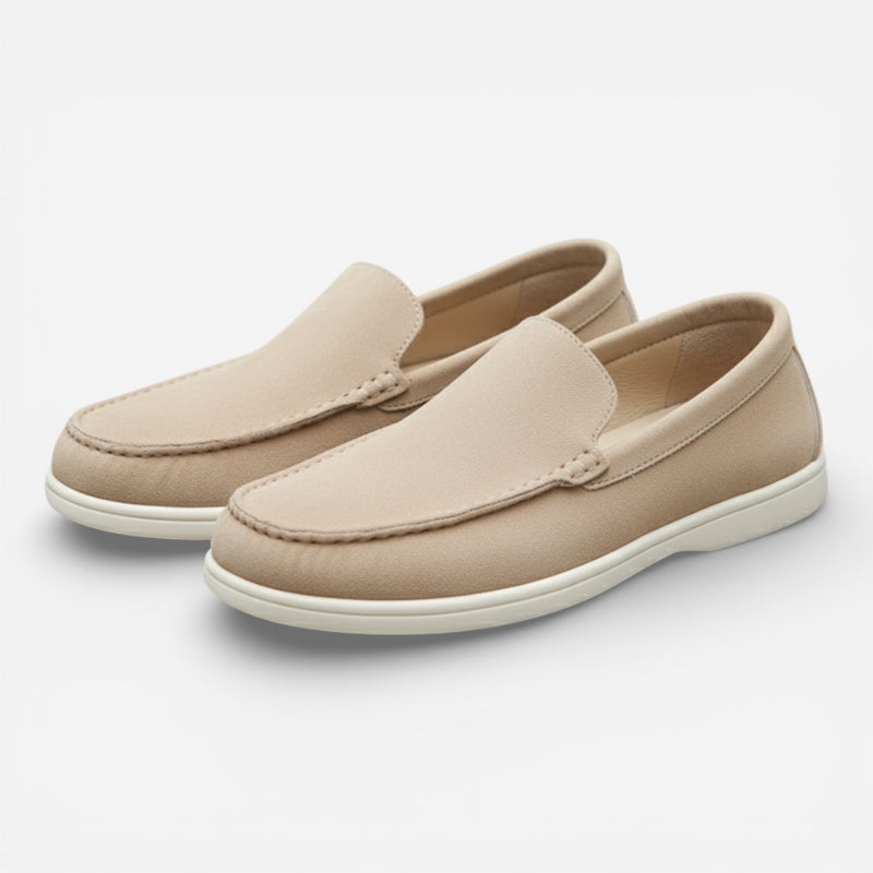 Mocassin Homme Daim Beige