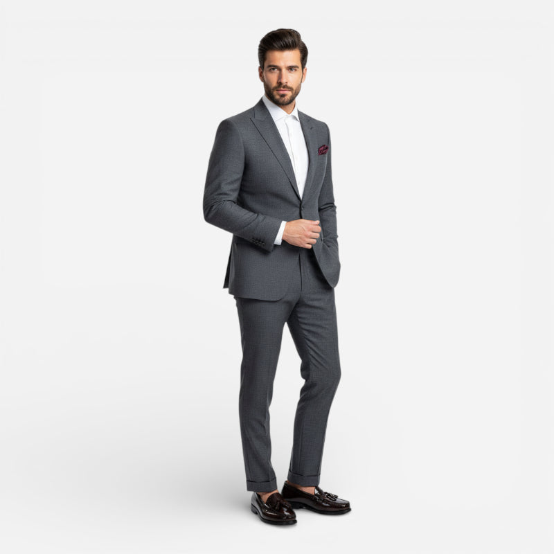 Mocassin En Cuir Vernis Marron Foncé Pour Homme à Gland