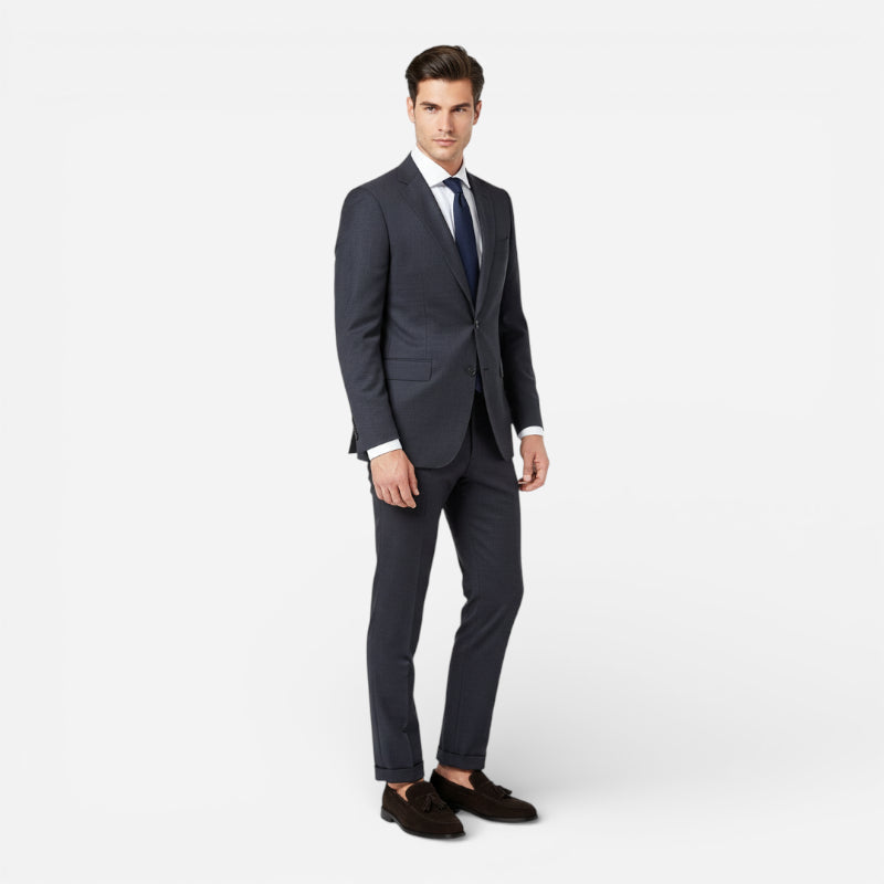 Mocassin Daim Marron Foncé à Glands Et Talon Homme