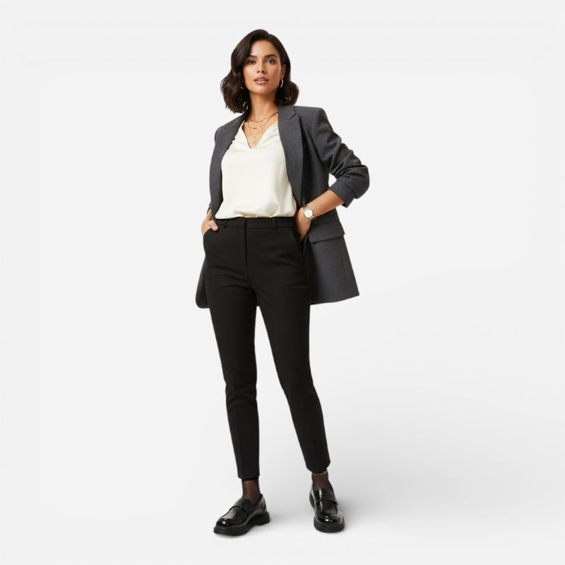 Mocassin Compensé En Cuir Vernis Femme Chic