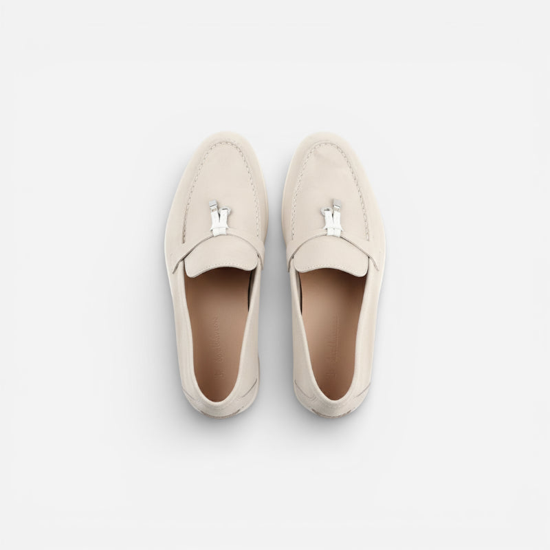 Mocassin En Daim Beige à Gland