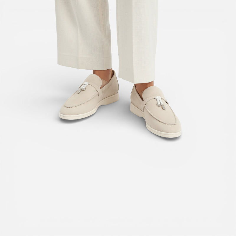 Mocassin En Daim Beige à Gland