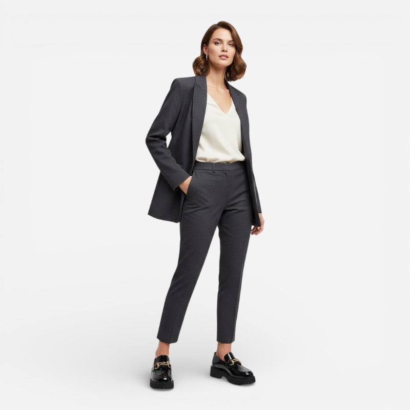 Mocassin En Cuir Noir Plateforme Vernis Brillant Chainette Femme