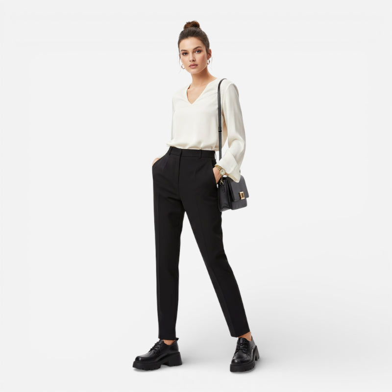 Mocassin À Lacet Plateforme Et Talon Noir Pour Femme