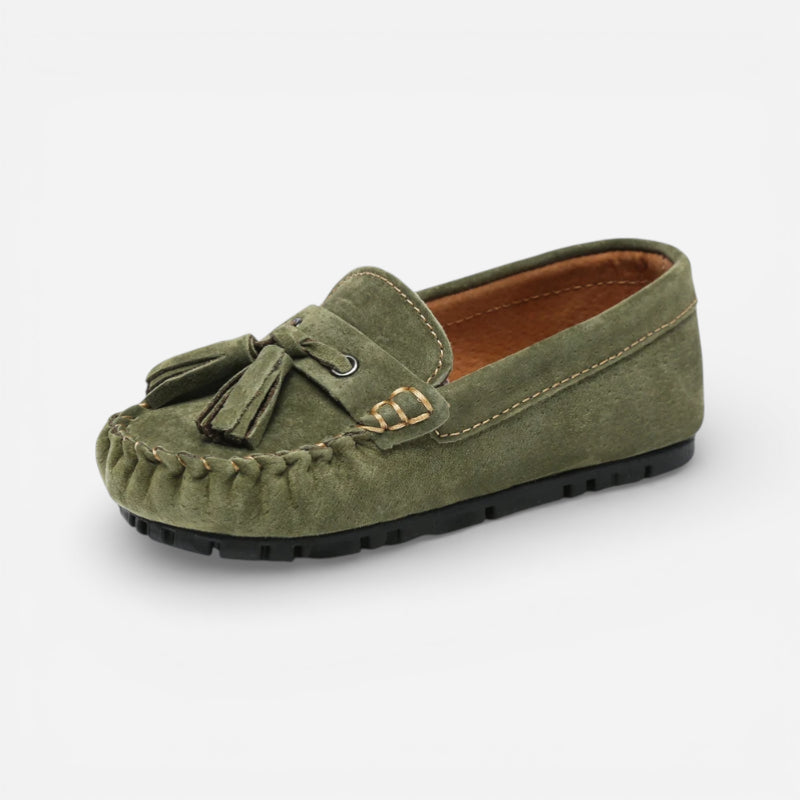 Mocassin Enfant Garçon Kaki