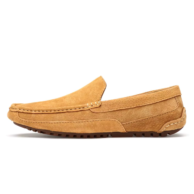 Mocassin Daim Camel Homme Chic
